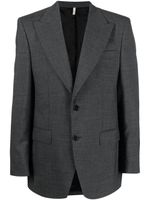 Sunflower single-breasted wool blazer - Gris