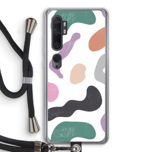 Memphis Shapes: Xiaomi Mi Note 10 Transparant Hoesje met koord