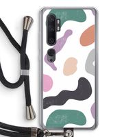 Memphis Shapes: Xiaomi Mi Note 10 Transparant Hoesje met koord