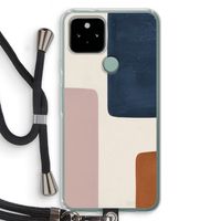 Geo #5: Pixel 5 Transparant Hoesje met koord