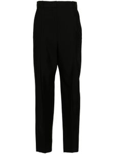 Alexander McQueen pantalon de costume à taille haute - Noir