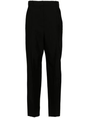 Alexander McQueen pantalon de costume à taille haute - Noir