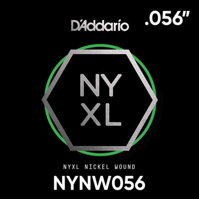 D'Addario NYNW056 NYXL Nickel Wound Elektrische Losse Snaar .056