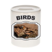 Dieren appelvink vogel spaarpot - birds/ vogels spaarpotten kinderen 9 cm