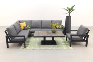 Montana/Jersey aluminium loungeset - Incl. loungestoel