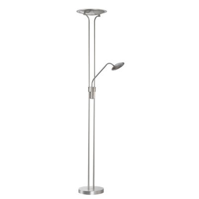 Fischer & Honsel Nikkel vloerlampTallri dimbaar - 40490