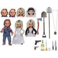 Chucky: Ultimate Chucky and Tiffany 7 inch Scale Action Figure 2-Pack Speelfiguur Chucky: Ultimate Chucky and Tiffany 7 inch Scale Action Figure 2-Pack Speelfiguur