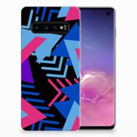 Samsung Galaxy S10 | TPU Hoesje | Funky Triangle