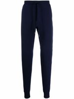 TOM FORD pantalon en maille à taille à lien de resserrage - Bleu