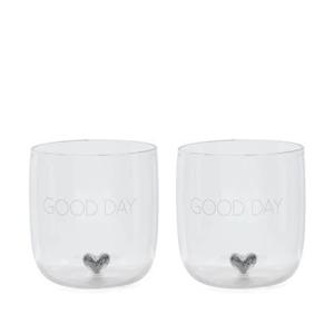 Riviera Maison Waterglazen set - Good Day Glass M - 2 stuks