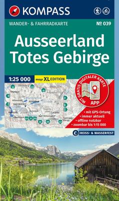 Wandelkaart 540 XL Ausseerland - Totes Gebirge | Kompass