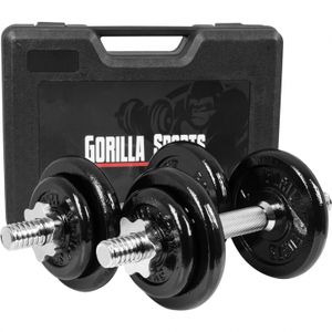 Gorilla Sports 100809-00019-0001 dumbbell Verstelbare dumbbell 20 kg