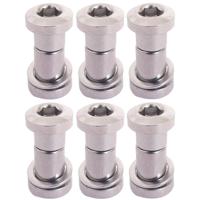 Bofix Zadelpenbout inbus 16 mm chroom (6 stuks)