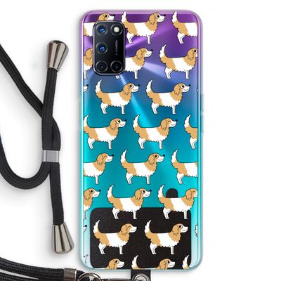 Doggy: Oppo A72 Transparant Hoesje met koord