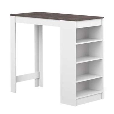 Symbiosis bartafel Skolding - wit/betongrijs - 102,7x115x50 cm