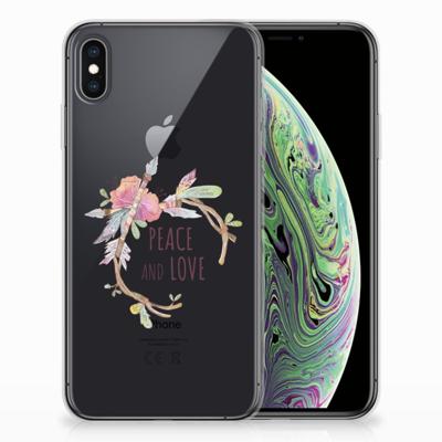 Apple iPhone Xs Max Telefoonhoesje met Naam Boho Text Apple iPhone Xs Max Telefoonhoesje met Naam Boho Text