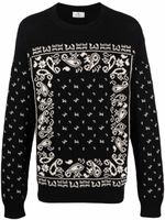 ETRO pull à motif brodé - Noir