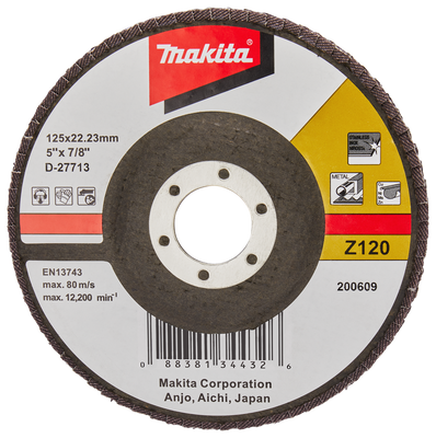 Makita Accessoires Lamellenschuurschijf 125mm Z120 - D-27713 D-27713