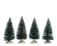 Dennenboom 4x4x10cm Groen 4 stuks Dennenboom 4x4x10cm Groen 4 stuks