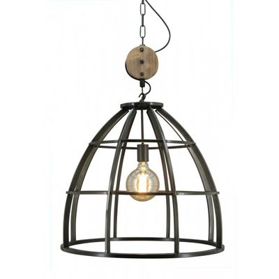 Lucca zwart 60cm hanglamp