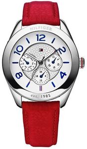 Horlogeband Tommy Hilfiger 1781203 / 679301439 / TH-182-3-14-1255 Leder Rood 20mm