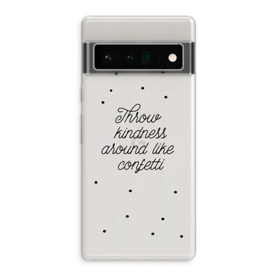 Confetti: Google Pixel 6 Pro Transparant Hoesje