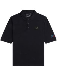 Fred Perry polo en coton à logo brodé - Noir