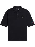 Fred Perry polo en coton à logo brodé - Noir