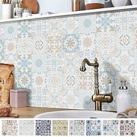 24/48 stuks zelfklevende muurstickers waterdicht verse tegels tegelstickers waterdicht creatieve keuken badkamer woonkamer Lightinthebox