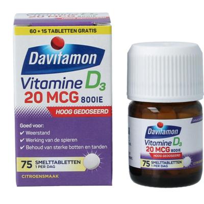 Davitamon Davitamon d 20mg smelttabl