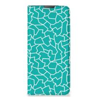 Motorola Moto E20 | Bookcase | Cracks Blue