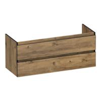 Brauer Joy Edge - Onderkast - 120 cm - met 2 Softclose Lades Greeploos en 2 Sifon Uitsparingen - Chateau