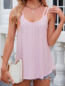 Casual Loose Plain Tank Top