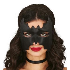 Verkleed oogmasker - vleermuis - volwassenen - zwart - Halloween/gemaskerd bal - bat woman