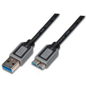 LogiLink CU0027 USB-kabel 3 m USB 3.2 Gen 1 (3.1 Gen 1) USB A Micro-USB B Zwart
