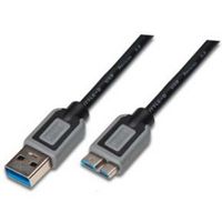 LogiLink CU0027 USB-kabel 3 m USB 3.2 Gen 1 (3.1 Gen 1) USB A Micro-USB B Zwart - thumbnail