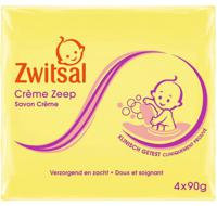 Zwitsal Zwitsal Crème Zeep Baby 4 x 90 gr