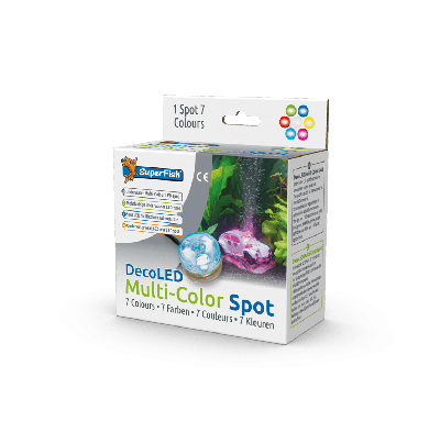 Superfish deco led meerkleuren spot - Superfish
