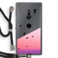 Fly away: Sony Xperia XZ2 Transparant Hoesje met koord