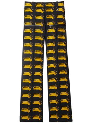 Burberry pantalon à imprimé Duck - Jaune