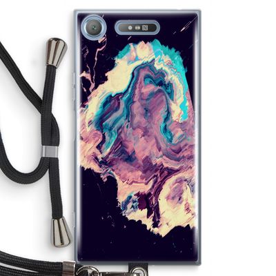 Cosmic Silence: Sony Xperia XZ1 Transparant Hoesje met koord