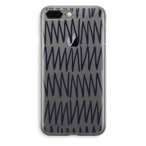 Marrakech Zigzag: iPhone 8 Plus Transparant Hoesje