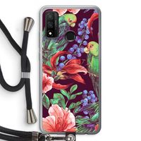 Papegaaien: Huawei P Smart (2020) Transparant Hoesje met koord