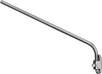 HELLA Mirror rods with bracket uni 12+450mm