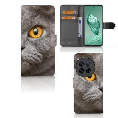 Telefoonhoesje | Met pasjeshouder | OnePlus 12 Britse Korthaar