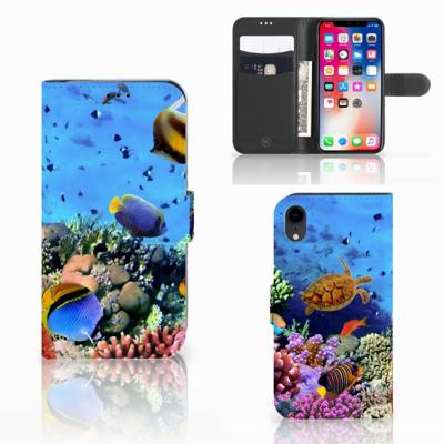 Apple iPhone Xr | Telefoonhoesje | Met pasjeshouder | Vissen