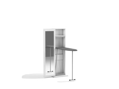 Opklap strijkplank met spiegel Opklap strijkplank met spiegel