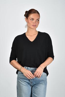 Les Tricots de Lea trui Martinettie 37774 noir