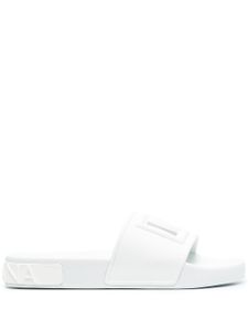 Dolce & Gabbana claquettes à logo - Blanc