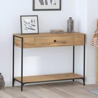 Wandtafel Other artisanaal eikenkleurig 100 x 34.5 x 75 cm